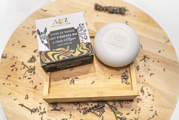 Pain de rasage doux pour usage quotidien, Made In France ANITA & ZAHA