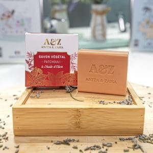 Nettoyant solide parfumé patchouli, cosmétique française