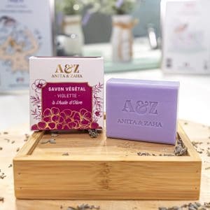Pain lavant à la violette, fabrication française douce
