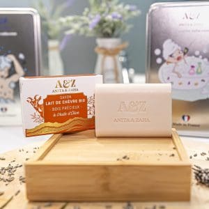 Pain lavant senteur boisée, cosmétique raffinée ANITA & ZAHA