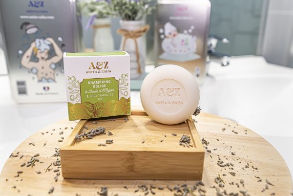 Shampoing solide ANITA & ZAHA à l’huile d’argan pour cheveux nourris naturellement