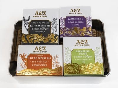 Coffret soin masculin, savoir-faire français et fabrication experte ANITA & ZAHA
