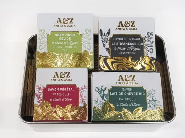 Coffret beauté masculine, fabrication experte et conception dédiée ANITA & ZAHA