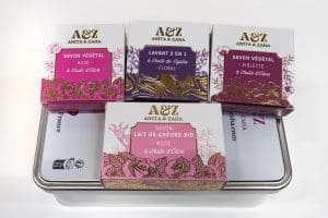 Coffret beauté florale naturelle, fabrication avec passion et qualité française ANITA & ZAHA
