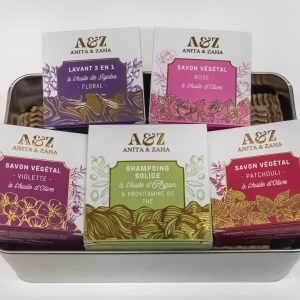 Coffret soin écoresponsable, conception dédiée et fabrication experte ANITA & ZAHA