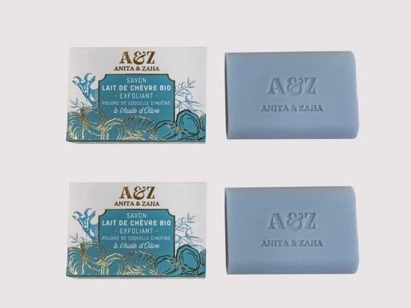 Duo de soins solides à texture exfoliante au lait de chèvre – ANITA & ZAHA