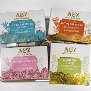 Coffret Sélection Jour J ANITA & ZAHA-savons de luxe Made In France avec soin. Ingrédients naturels et zéro déchet