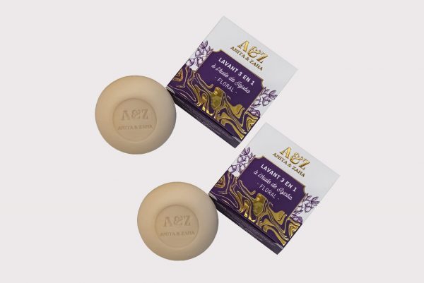 Lavant solide 3 en 1 au parfum floral, format duo – ANITA & ZAHA