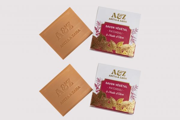 Savon végétal solide au patchouli, format duo – ANITA & ZAHA