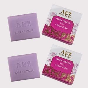 Duo de savons aux notes florales, fabrication française – ANITA & ZAHA
