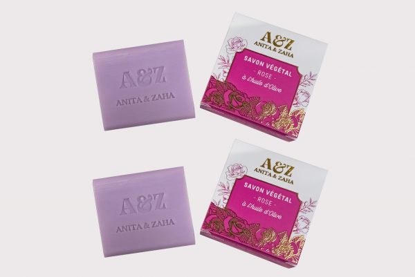 Duo de savons aux notes florales, fabrication française – ANITA & ZAHA