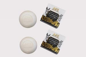 Duo de savons de rasage au lait d’ânesse bio – ANITA & ZAHA