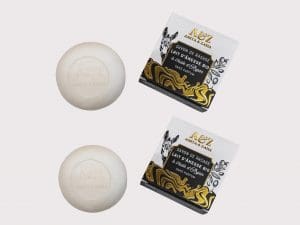 Duo de savons de rasage au lait d’ânesse bio – ANITA & ZAHA
