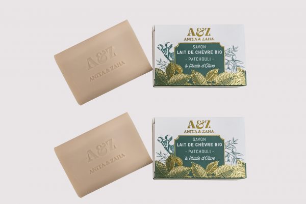 Savon au patchouli et lait de chèvre bio, duo – ANITA & ZAHA