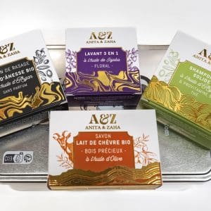 Ensemble de soins masculins innovants, conception dédiée et luxe abordable ANITA & ZAHA