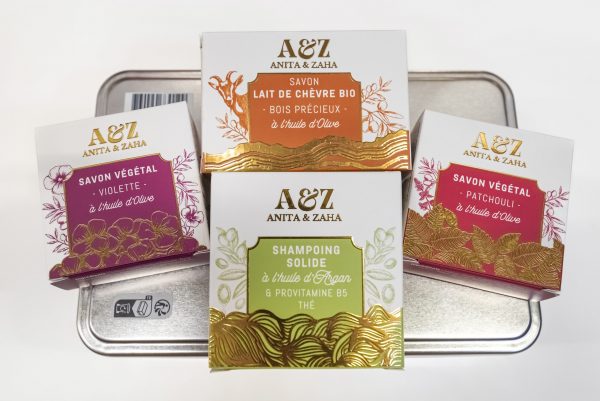 Ensemble soins aux essences orientales, fabrication avec passion et luxe abordable ANITA & ZAHA