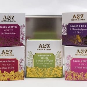 Coffret soins 100% végétaux, savons de luxe et savoir-faire français ANITA & ZAHA