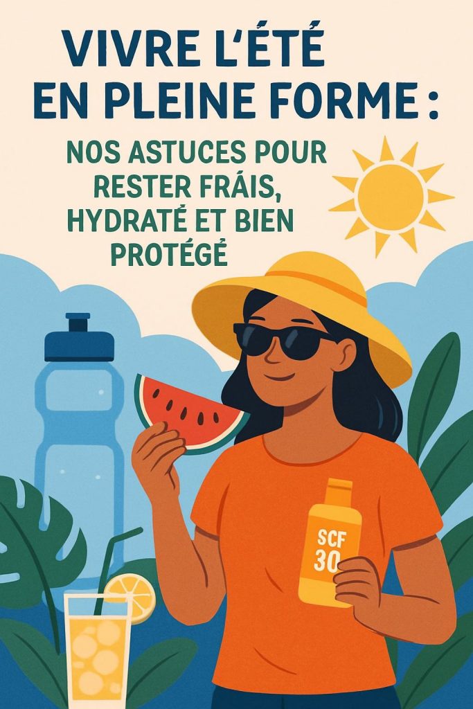 Femme en été avec chapeau, symbole de fraîcheur ANITA & ZAHA.