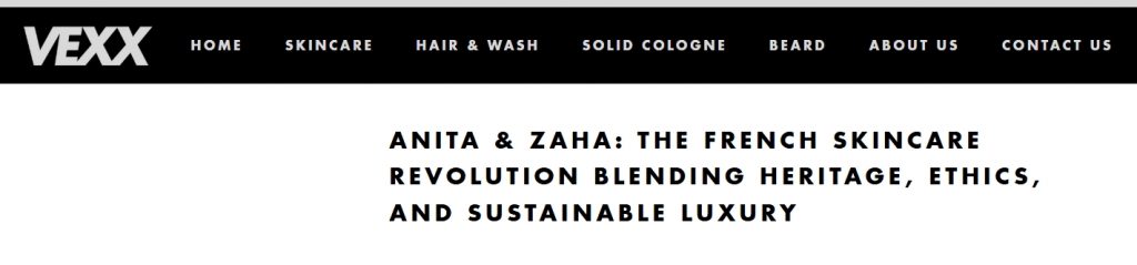 Article about ANITA & ZAHA