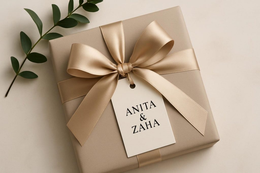 Coffret cadeau luxe ANITA & ZAHA. ©ANITA & ZAHA