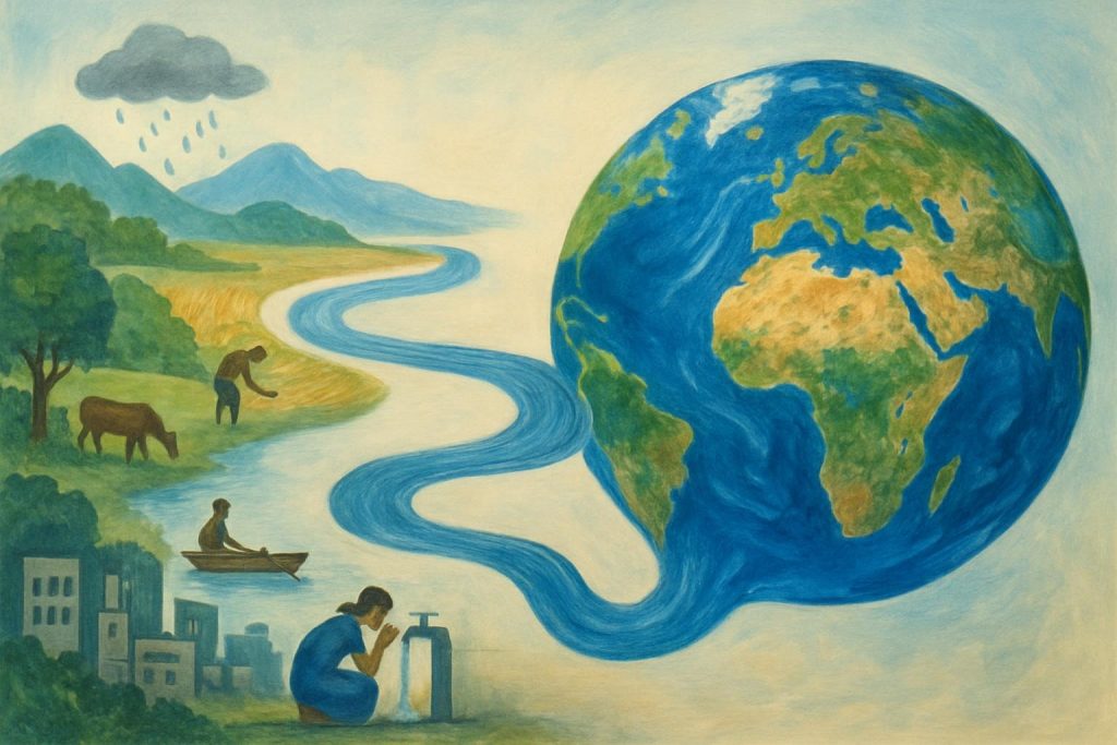 La planète Terre offre la vie et le bien-être à tous les êtres vivants © ANITA & ZAHA
