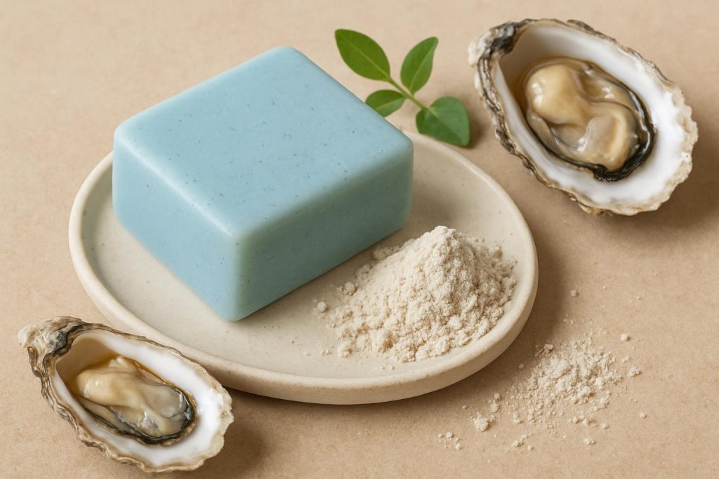 Pain de savon et coquilles d’huître entières © ANITA & ZAHA