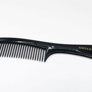 Peigne à Manche en Acétate Strass