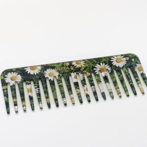 Peigne Démêlant en Acétate Pâquerette