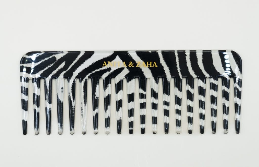 Peigne démêlant décor Zèbre