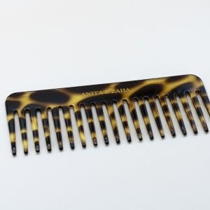 Peigne Démêlant en Acétate - décoré à la main Girafe