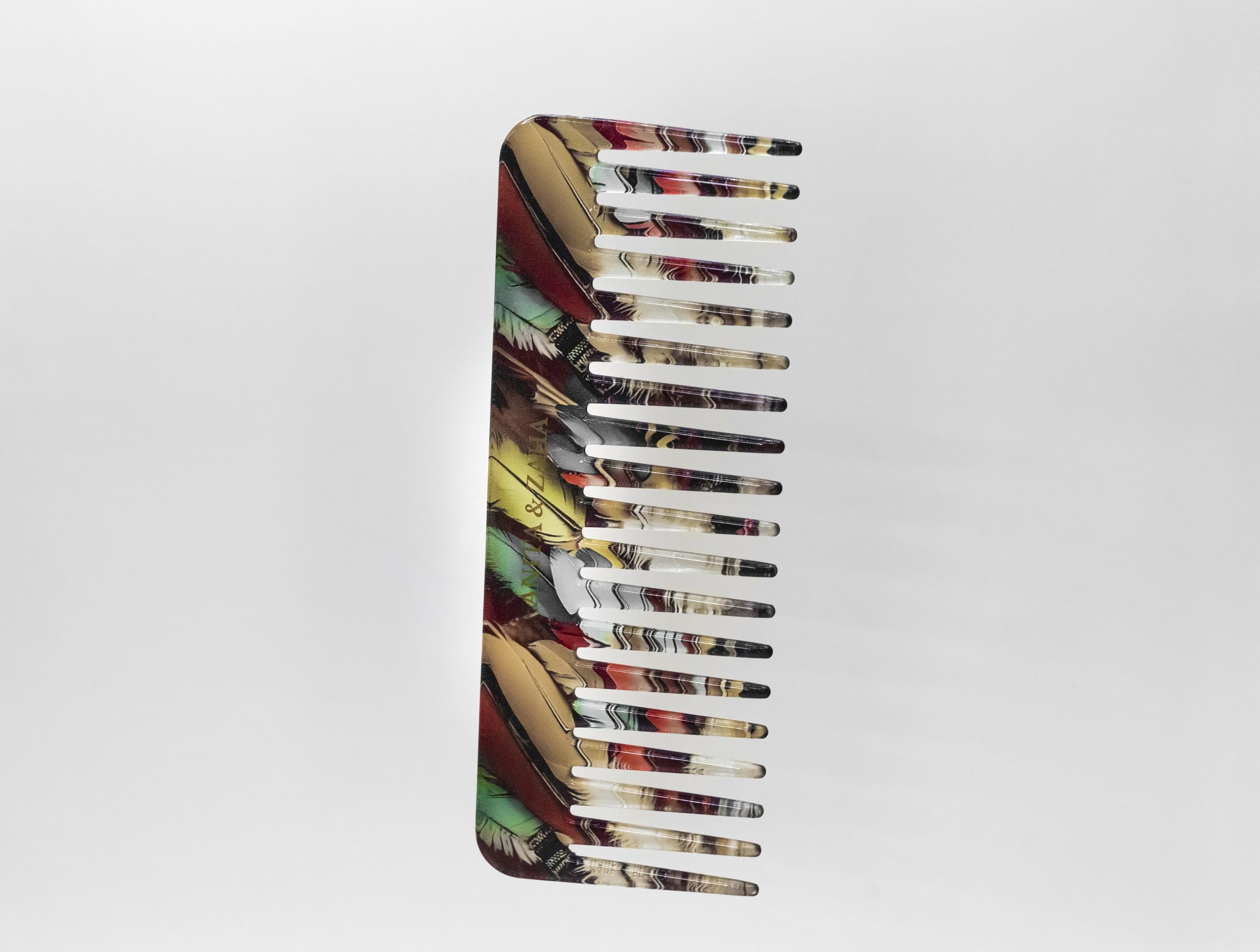 Peigne Démêlant en Acétate Plume – Image 5