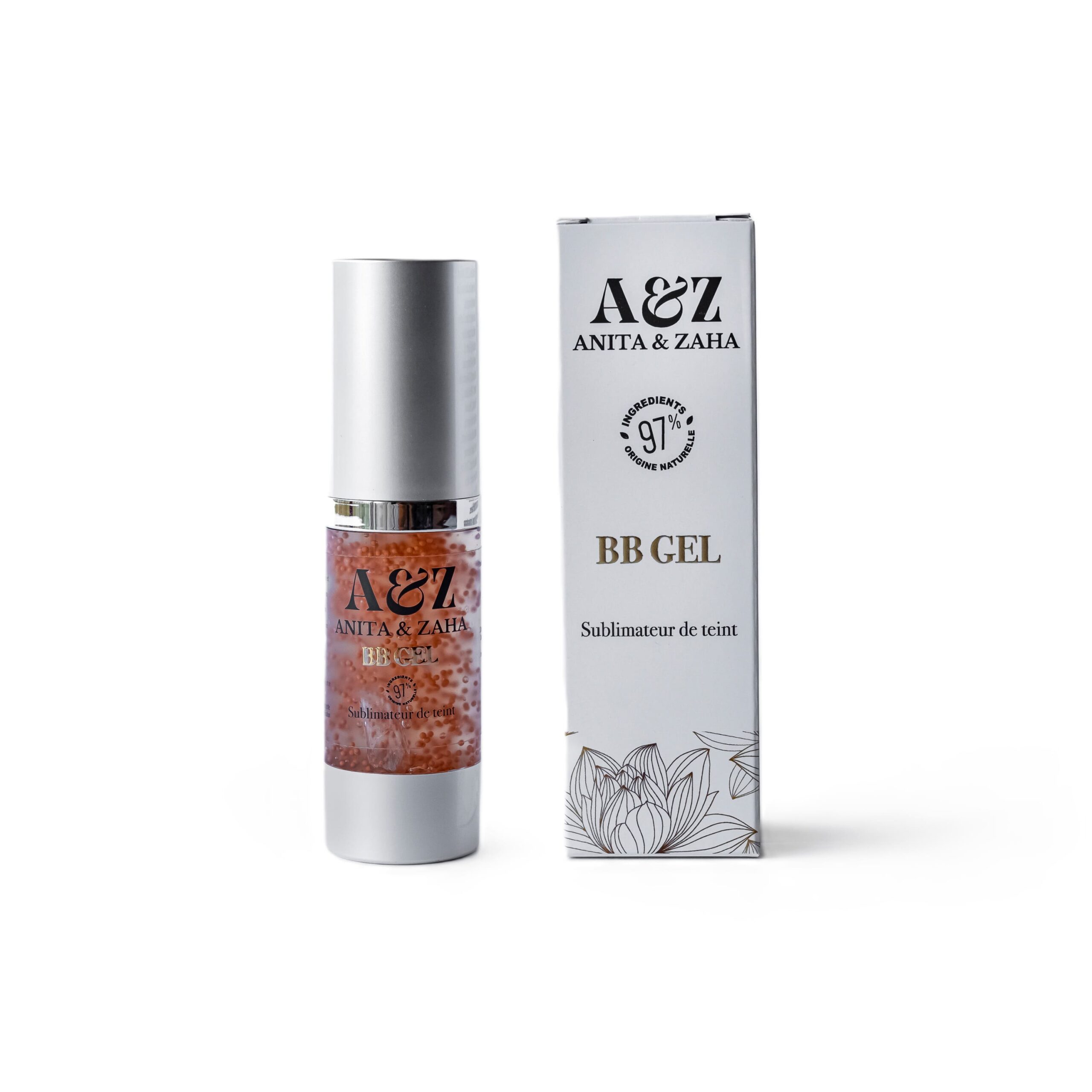 BB Gel teinté à la texture fondante, pigments encapsulés et teinte universelle, conçu pour harmoniser le teint et révéler un rendu uniforme tout en douceur.